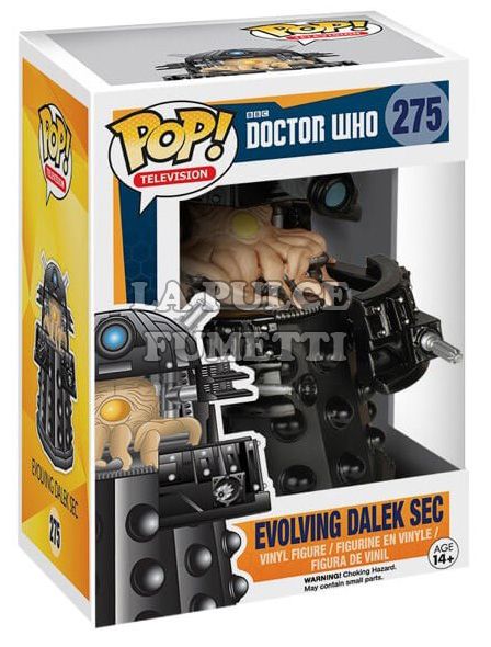 DOCTOR WHO: EVOLVING DALEK SEC EXCLUSIVE- VINYL FIGURE #   275 - POP FUNKO LIMITED 